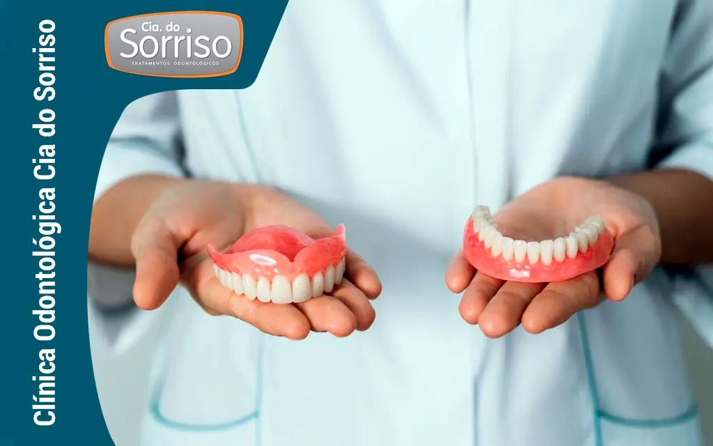 Prótese Dentária - Clínica Cia do Sorriso - Blumenau/SC